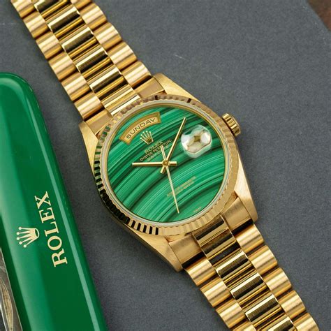 rolex malachite day date|Rolex watches history.